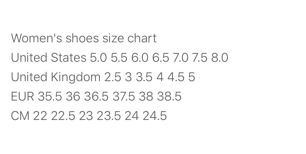 fila disruptor 2 size chart