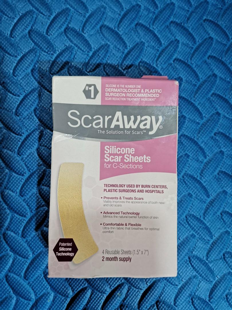 ScarAway silicone scar sheet for csections, Health & Nutrition