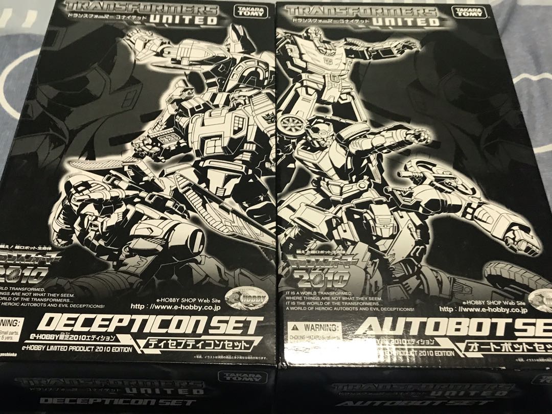 Sealed Transformers United Autobot And Decepticon Set Toys Games Bricks Figurines On Carousell