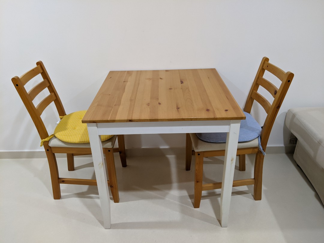 small table and chair set