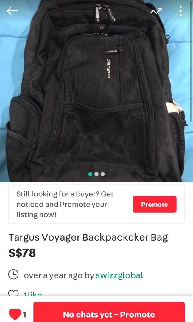 Targus Voyager backpack, Luxury, Bags Wallets on Carousell