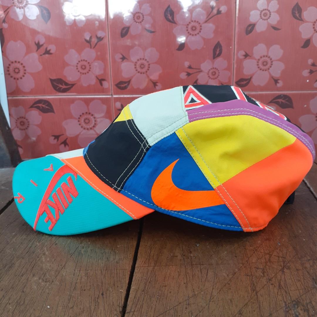 Topi Nike Sportswear AW84 CU x Atmos Fesyen Pria Aksesoris Topi