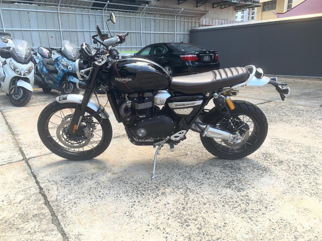 used triumph scrambler