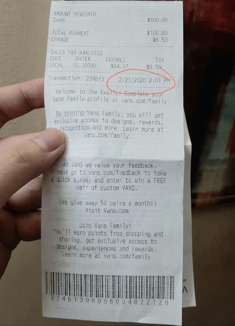 Vans Authentic with receipt, Men's Fashion, Footwear, Sneakers on Carousell