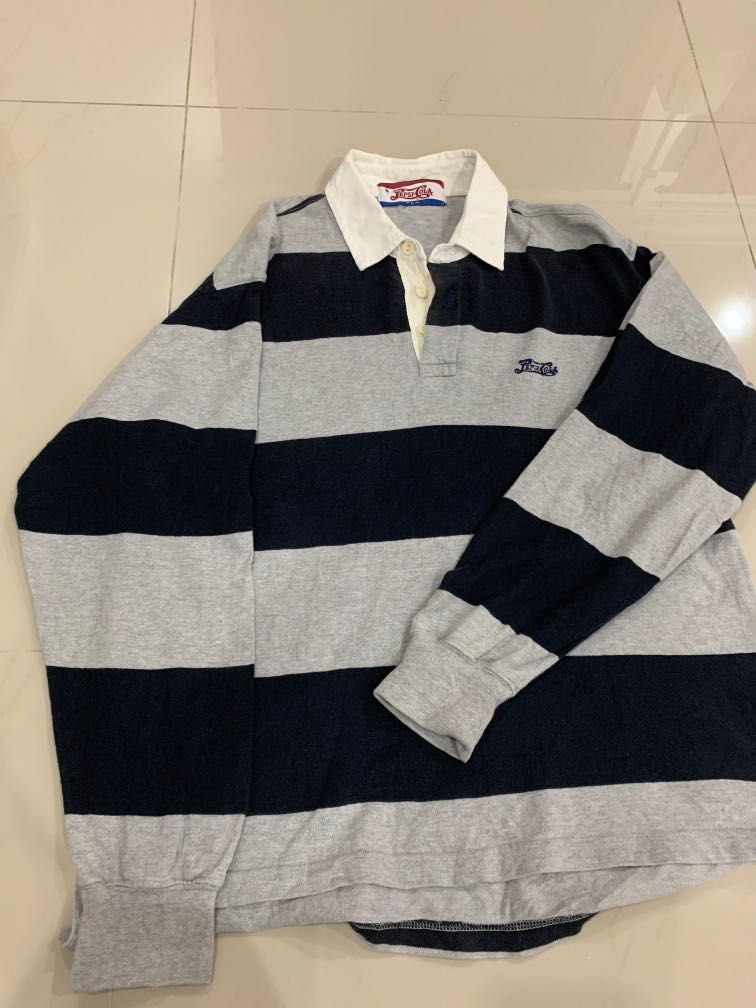 Vintage Pepsi Cola Rugby Polo Shirt, Men's Fashion, Tops & Sets