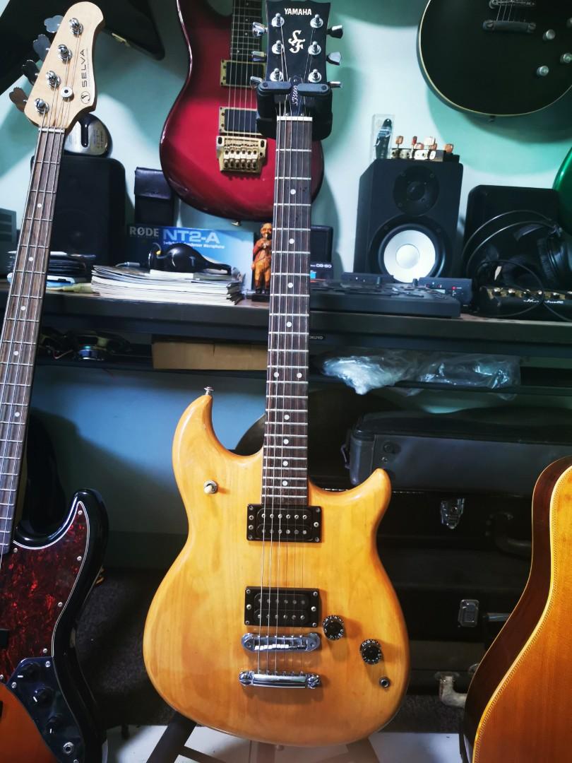 Yamaha sf5000 electric guitar (Category: Musical Instruments) located in Paranaque City. Submitted by tegtegs (Listing ID 280469413, Image 2). Description: Fso: yamaha sf5000 electric guitar 16k With hardcase Set up by mike sison(micsis) Hindi napo napu-push ang knob para sa split coil, Ayos tunog magandang maganda.