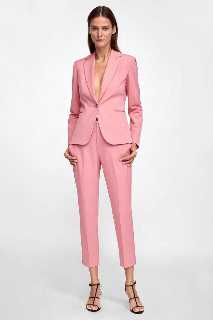 Zara Pink suit Women s Fashion Clothes on Carousell