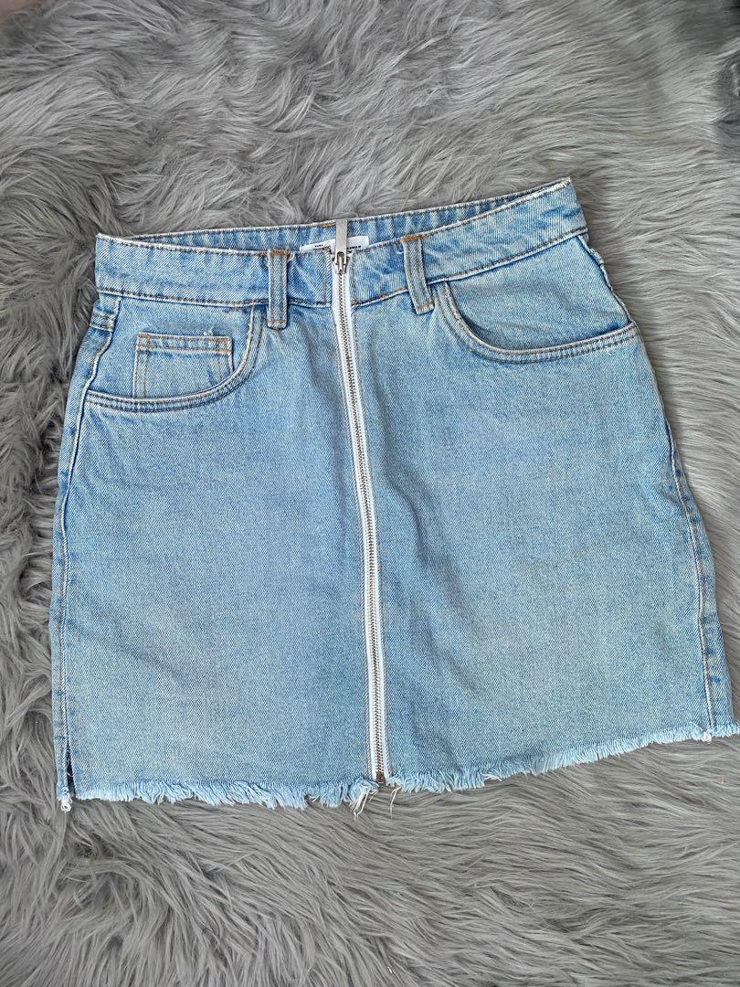 white denim skirt size 4