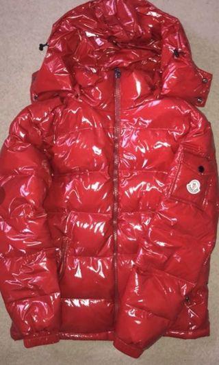 Moncler red jacket