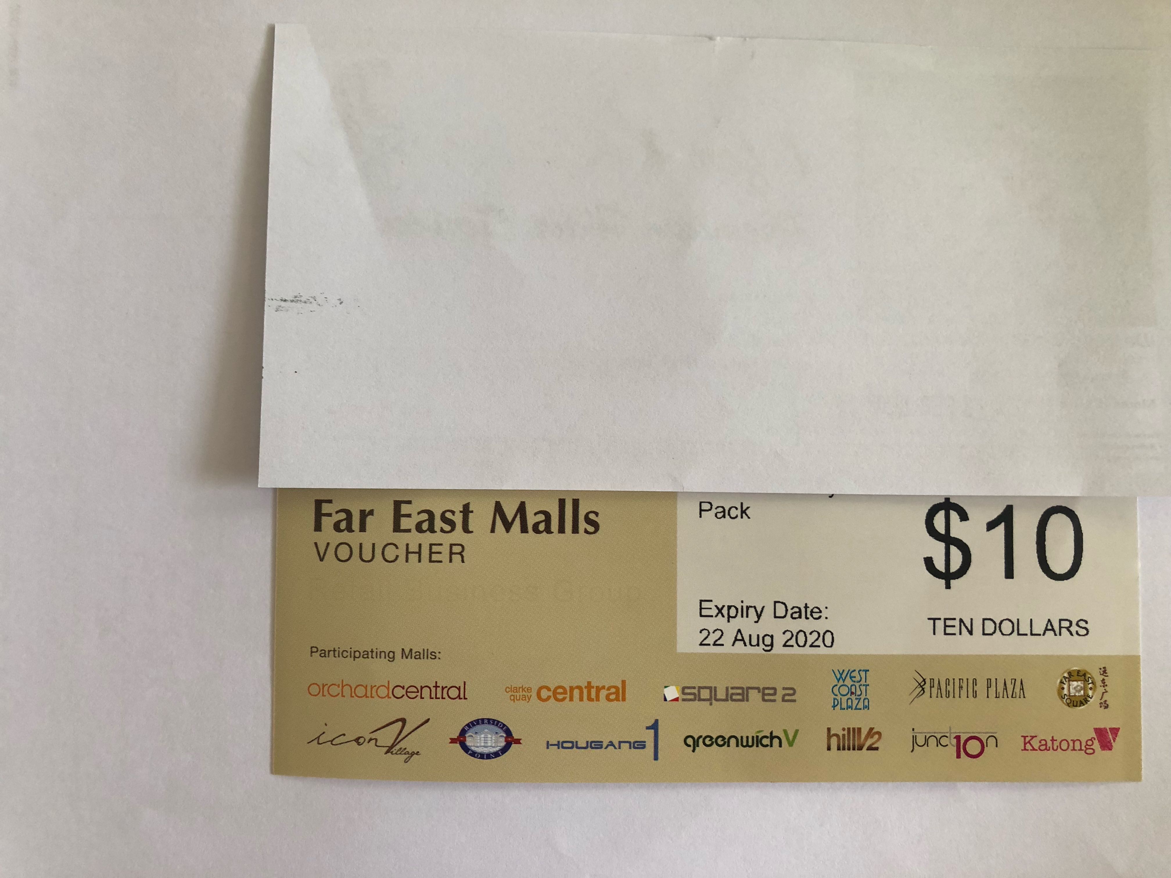 10 Far East Malls Voucher, Tickets & Vouchers, Vouchers on Carousell
