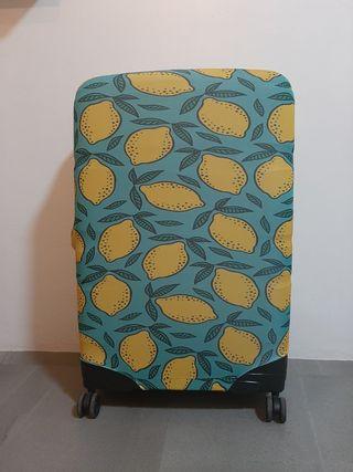 BRANDNEW Lemon Print Luggage Cover Large