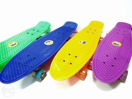27 Penny Board Skateboard Cruiser with Free USB Light