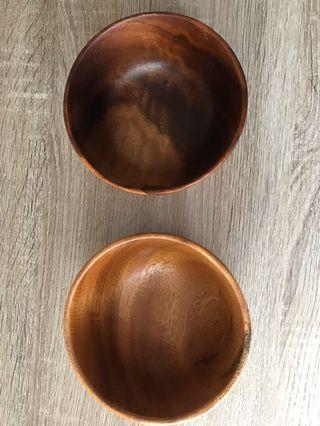 Wooden bowl small see specs