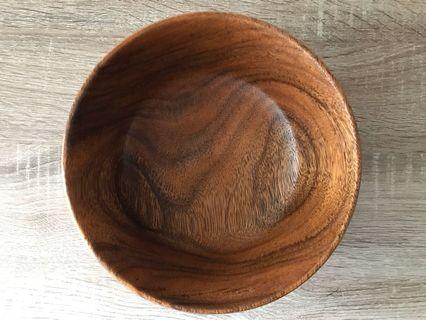 Wooden bowl medium