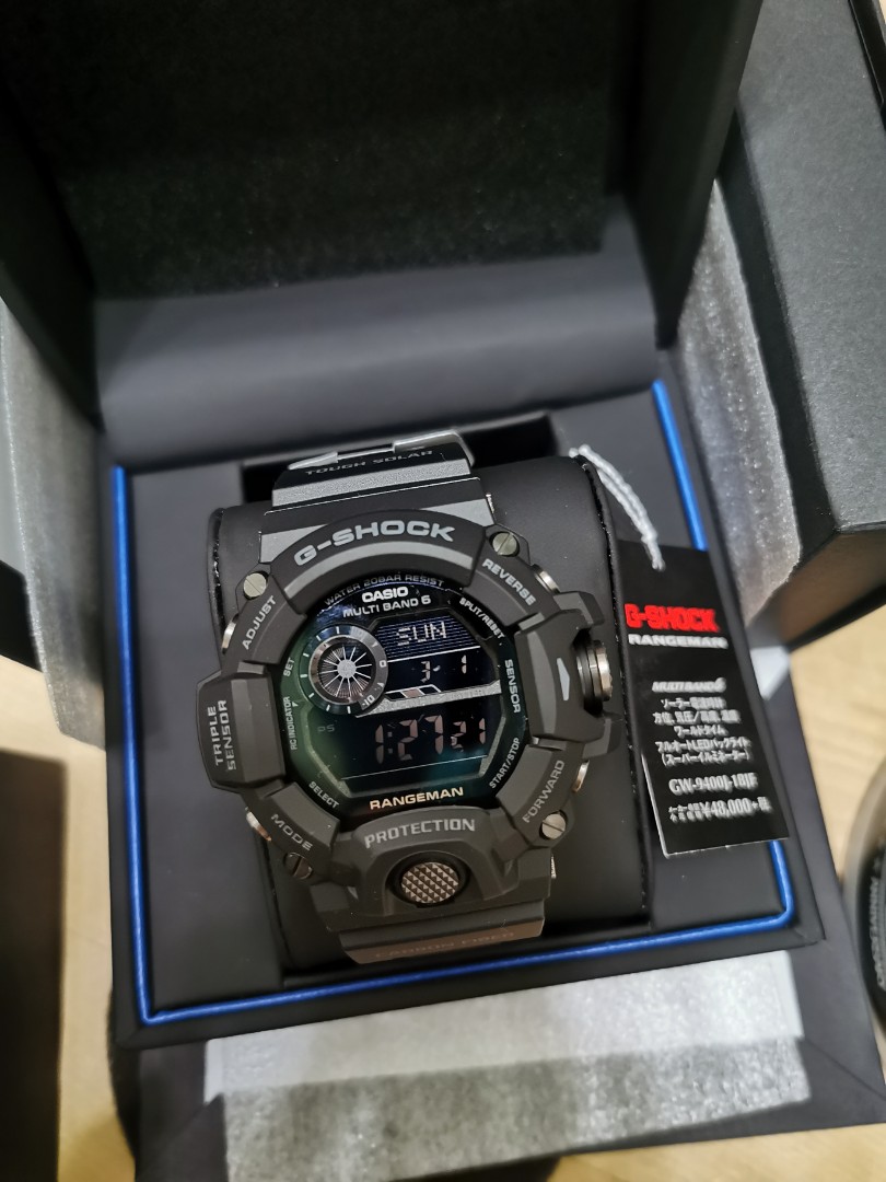 全新日版黑魂碳纖貓G-SHOCK GW-9400J-1BJF, 名牌, 手錶- Carousell