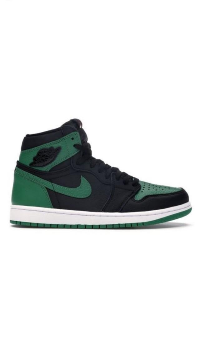 Pine green jordan 1 black clearance