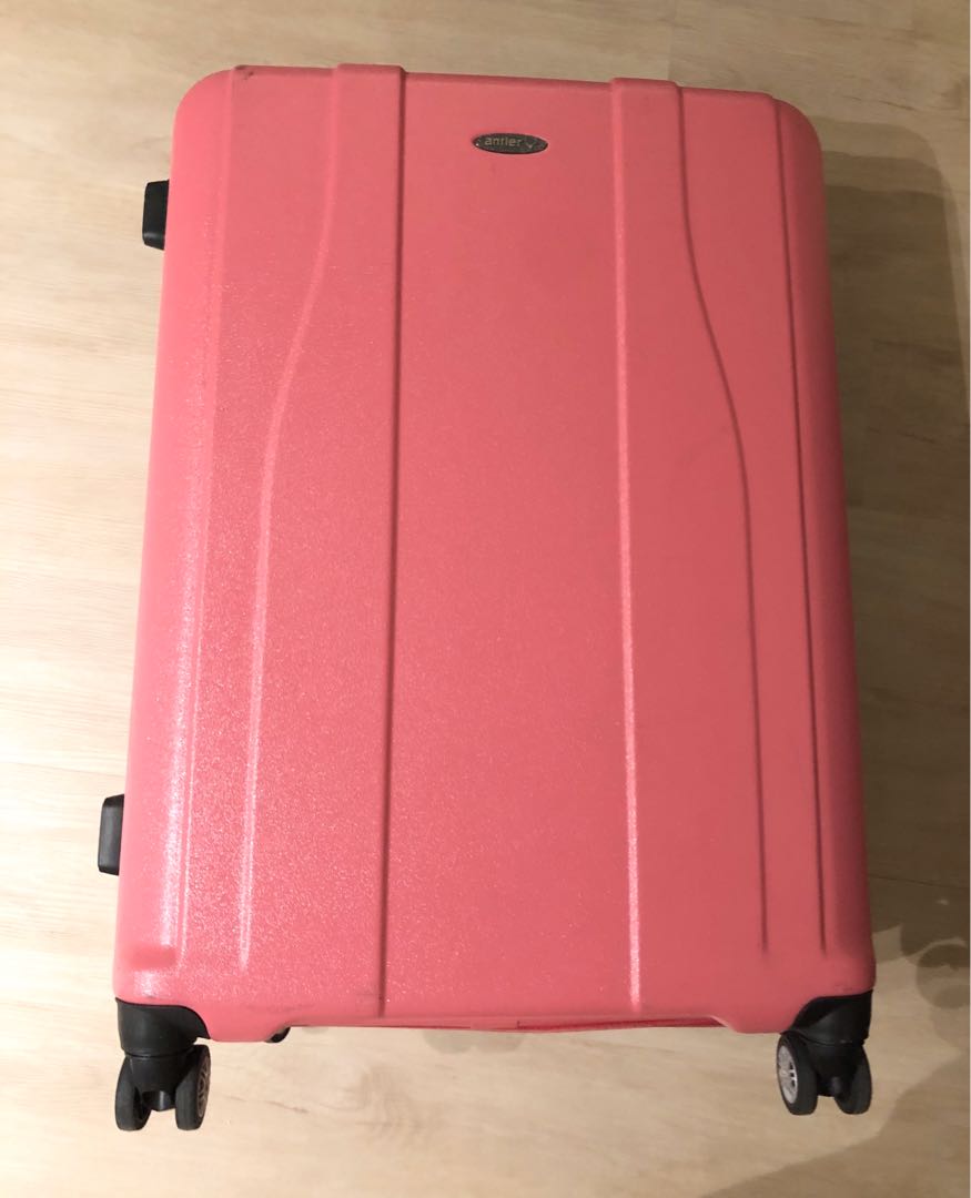 antler rose gold suitcase