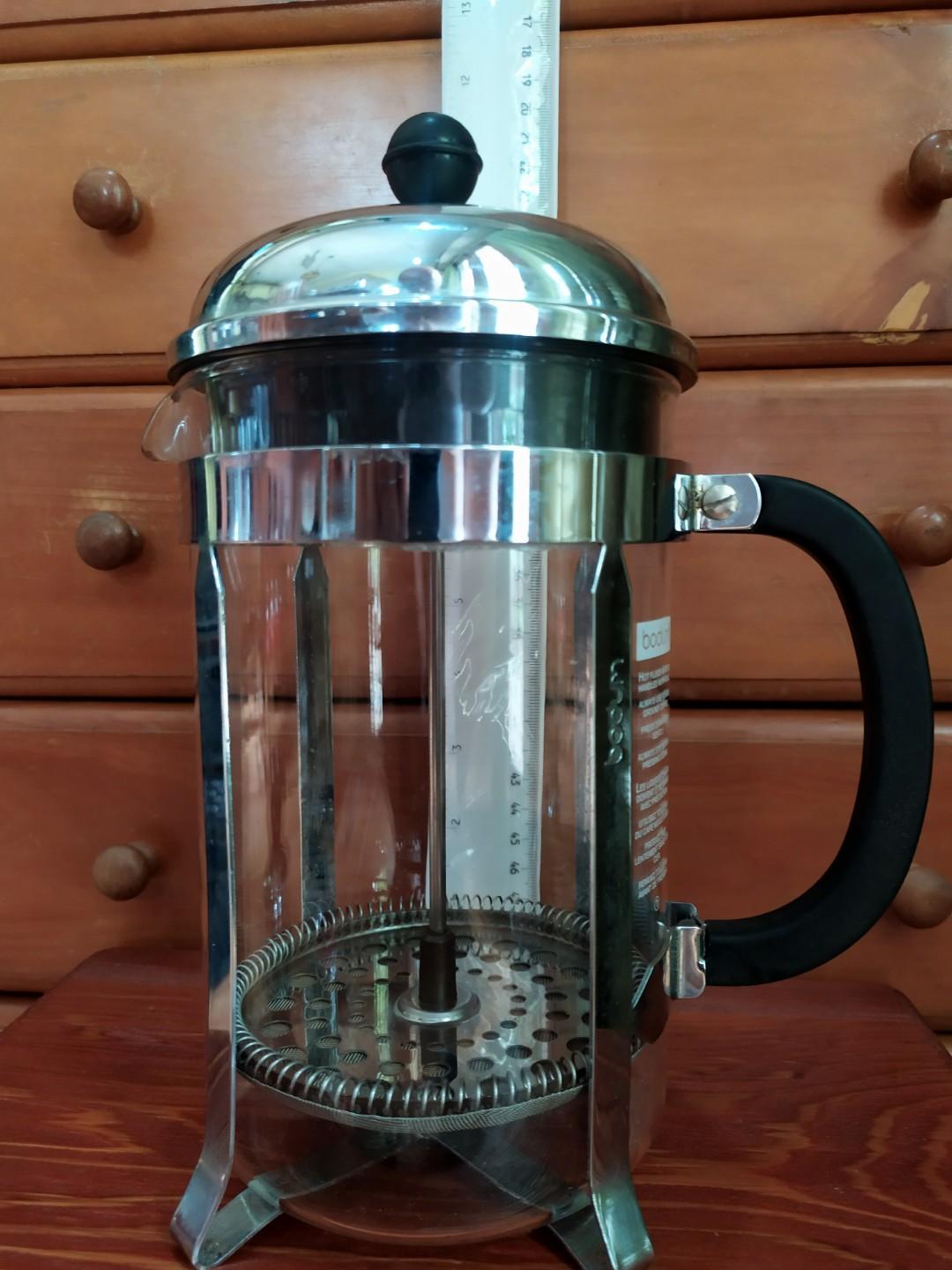 XL Bodum 8-cup Coffee Press (Category: Coffee Machines & Makers) located in Davao. Submitted by papa1919 (Listing ID 280579223, Image 2). Description: New, unused from the U.S. However, no more box as this was water damaged..