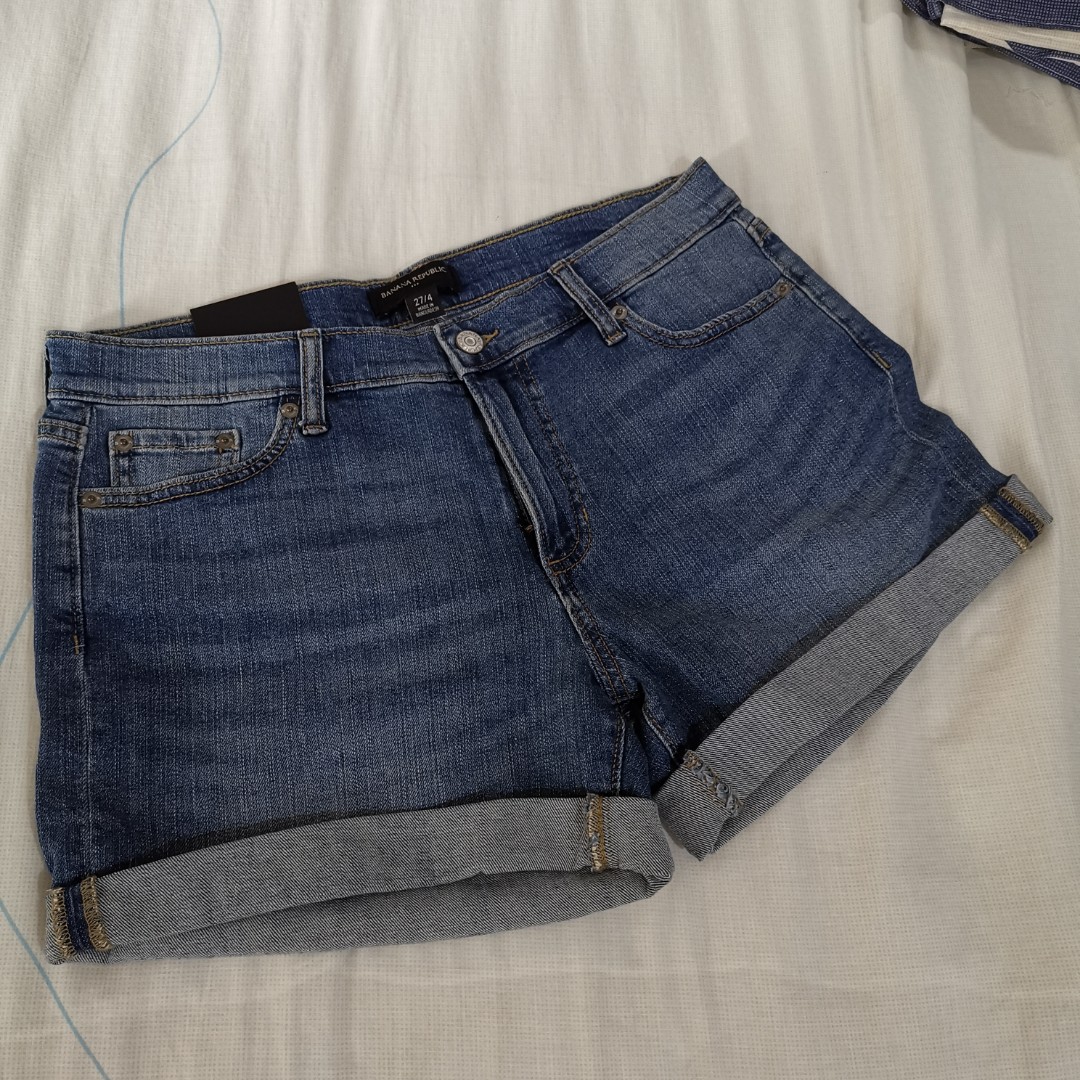banana republic denim shorts