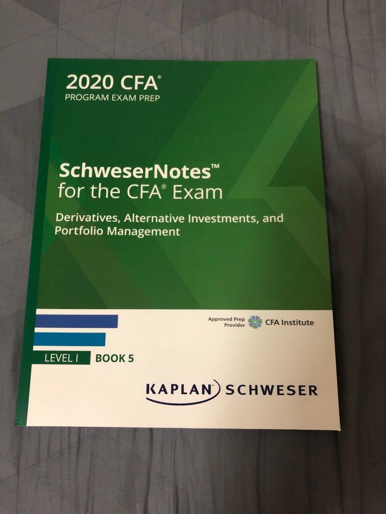 [Brand New] CFA SchweserNotes 2020 Level 1, Hobbies & Toys, Books ...