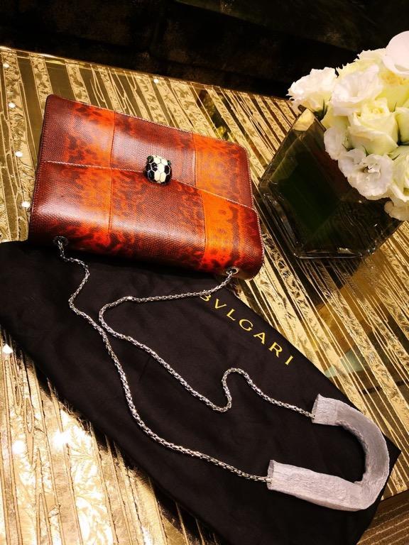 Bvlgari serpenti forever on sale flap cover bag