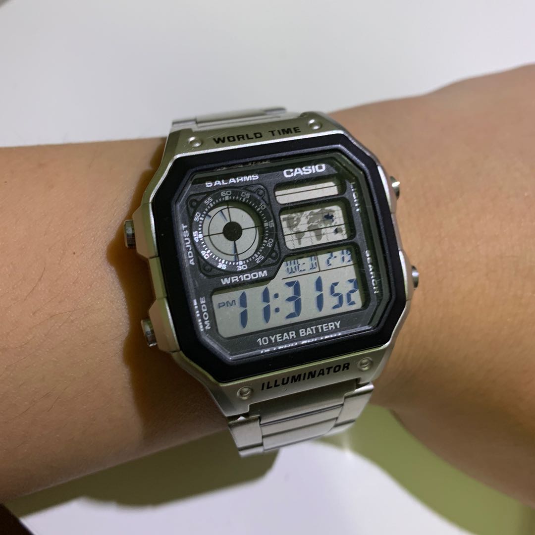 James bond casio world time clearance