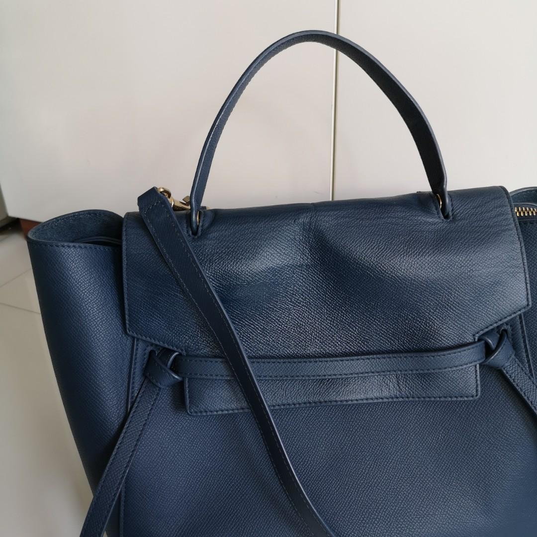Celine Belt Bag Mini Navy Blue Authentic Luxury Bags Wallets on Carousell