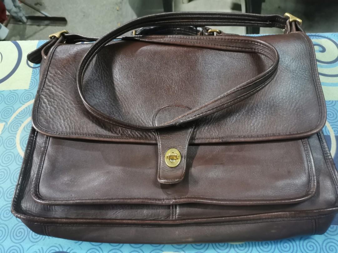 coach vintage briefcase