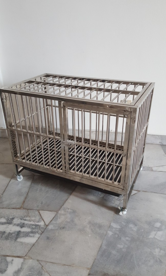 Dog cage stainless steel