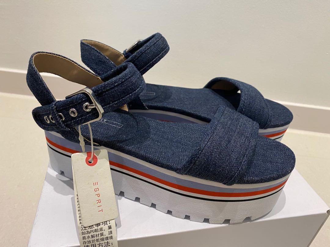 Esprit clearance platform sandals
