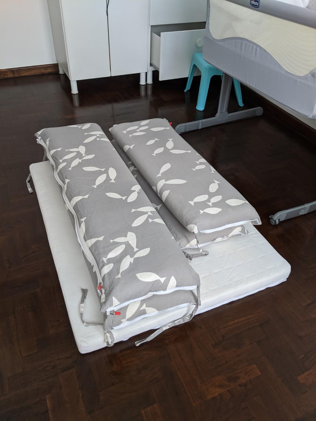 baby floor bumper bed