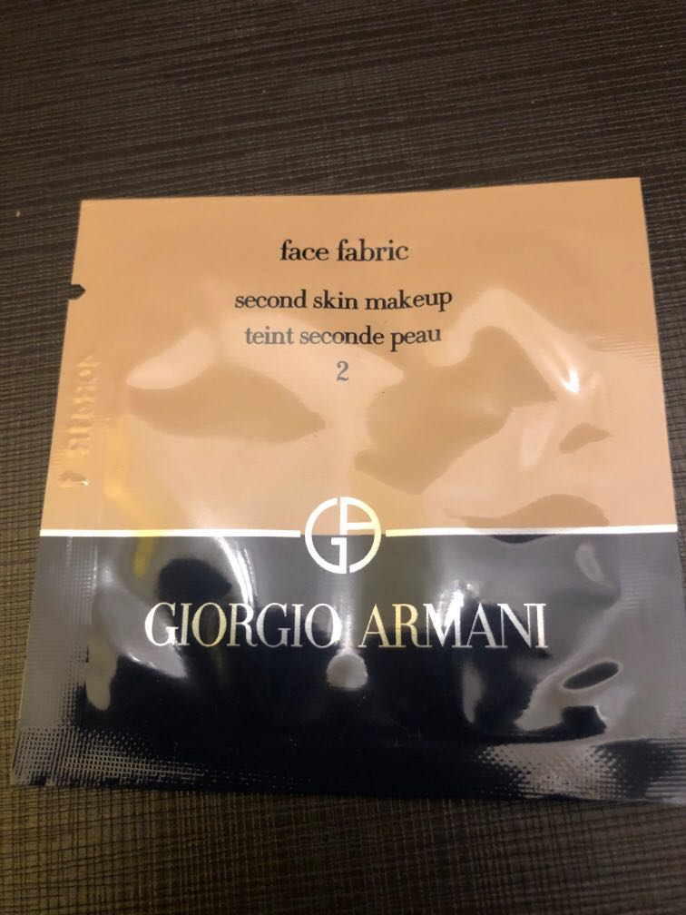 Giorgio Armani face fabric second skin 