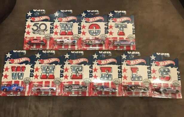 Hot wheels 50th shop anniversary stars and stripes