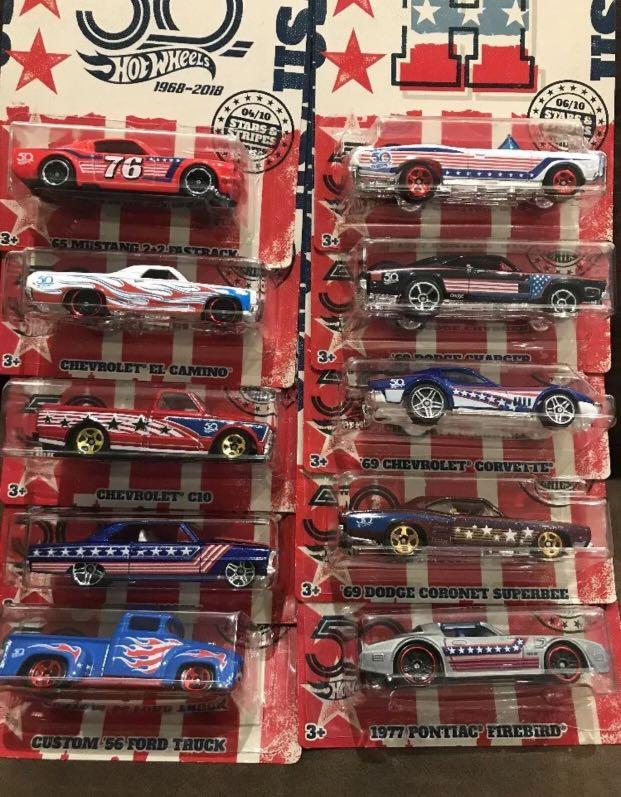 Hot wheels 50th anniversary stars and online stripes
