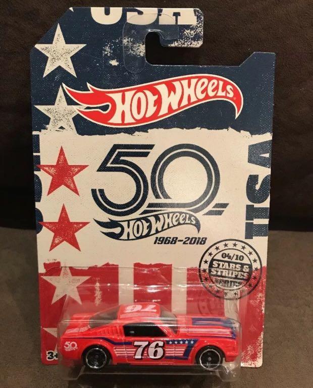 Hot wheels stars top and stripes 50th