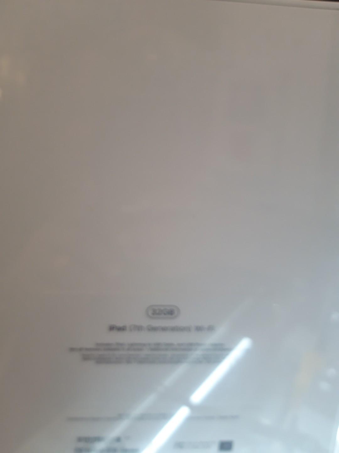Ipad 7th gen 32g wifi (Category: iPad) located in San Juan City. Submitted by allsite (Listing ID 280673649, Image 1). Description: Ipad 7th gen 32g wifi 10.2 inch 1 year warranty 09062677651.