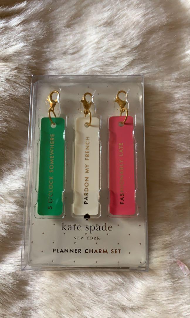 kate spade planner charms
