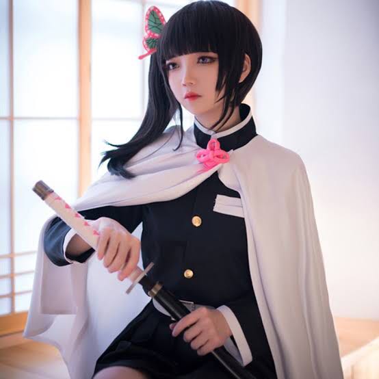 Tsuyuri Kanao Cosplay Demon Slayer: Kimetsu No Yaiba Cosplay Uniforme -  Costumeslive.com