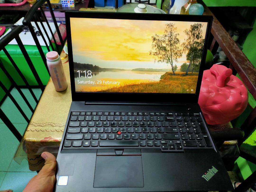 Lenovo Thinkpad E580 Core I5 8th Gen 8gb Ram 256gb Ssd 1080p Ips Display Smooth Electronics Computers Laptops On Carousell