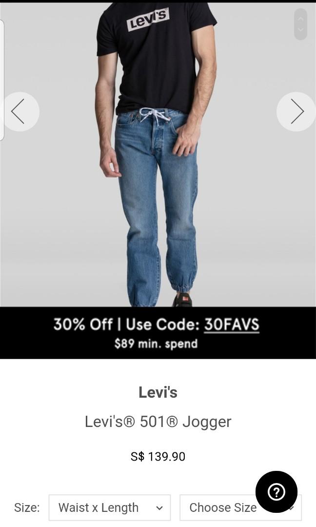 levi's joggers mens jeans
