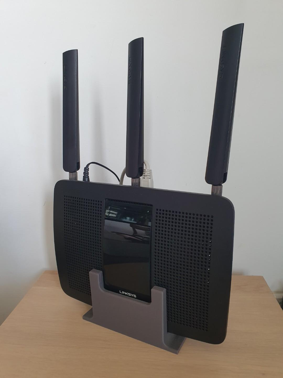 Linksys router vertical mount 3d printed, Audio, Soundbars, Speakers ...