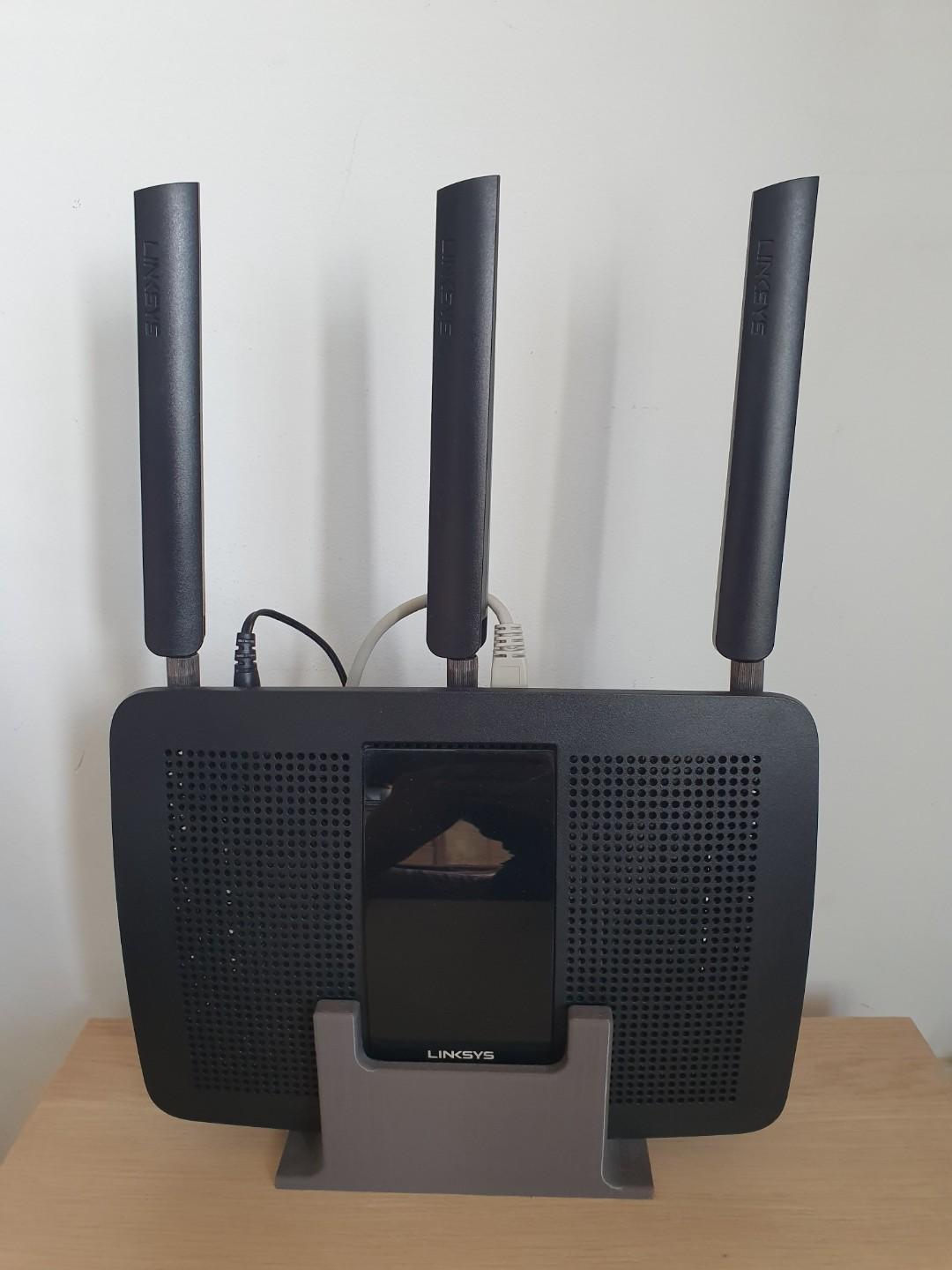 Linksys router vertical mount 3d printed, Audio, Soundbars, Speakers