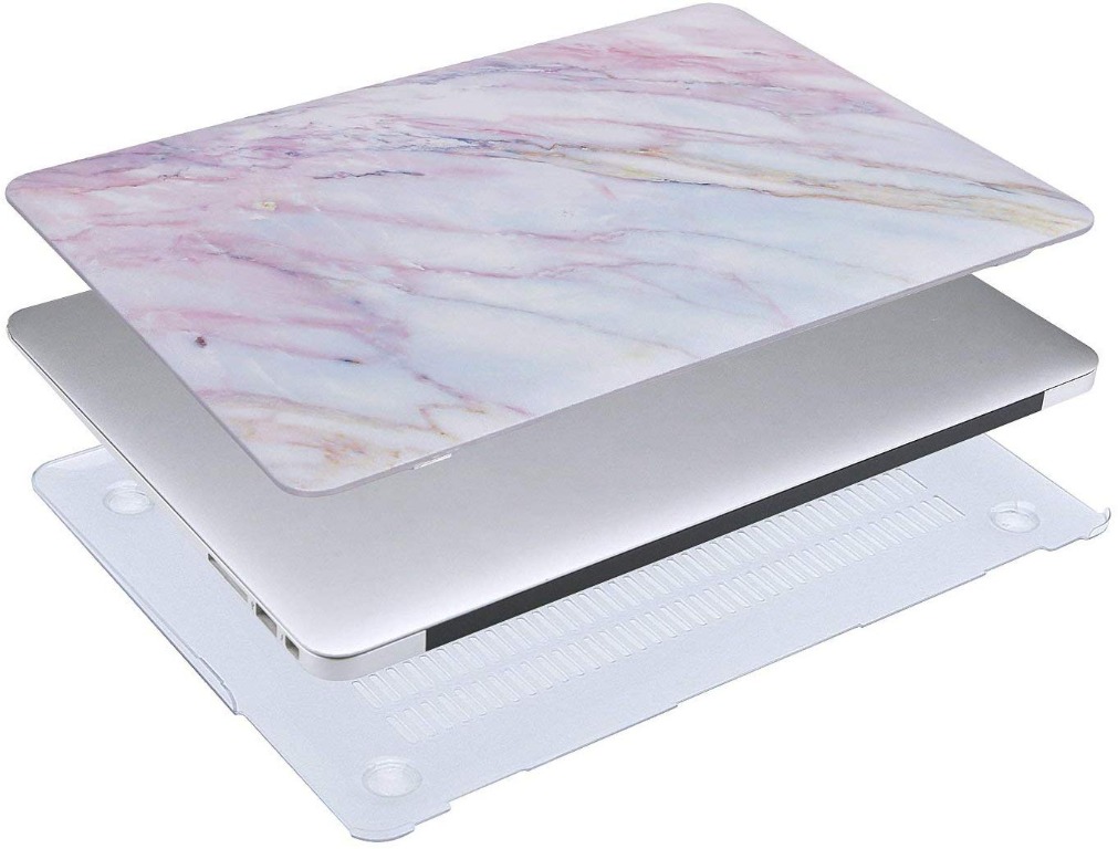 MacBook Air 13 Case, Pink Marble