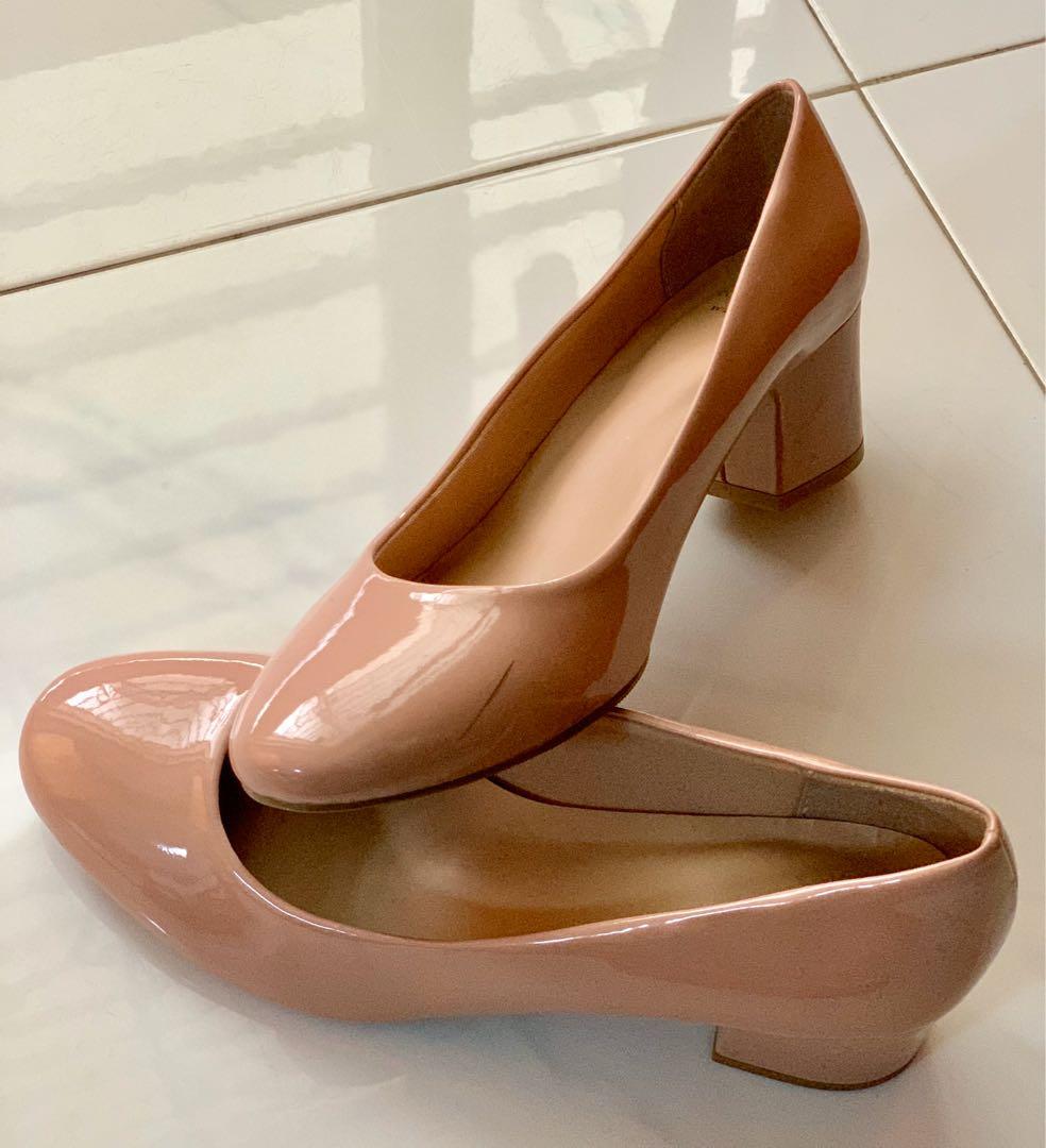 Marks and spencer nude court top shoes