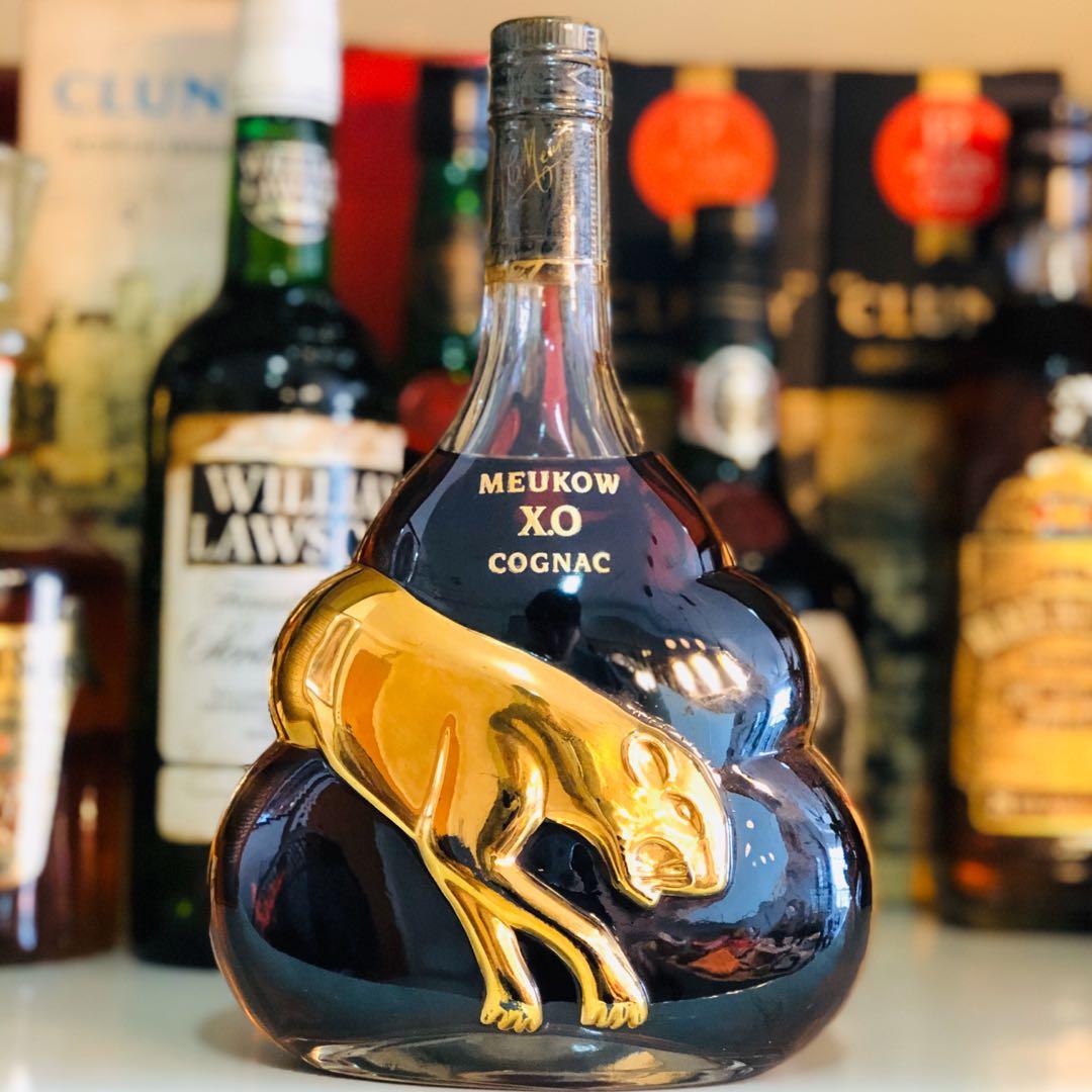 1900-Now 食品・飲料・酒 MEUKOW Black Panther Cognac 古酒