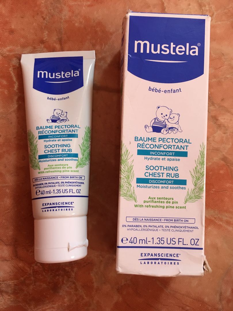 Mustela baby cheap chest rub