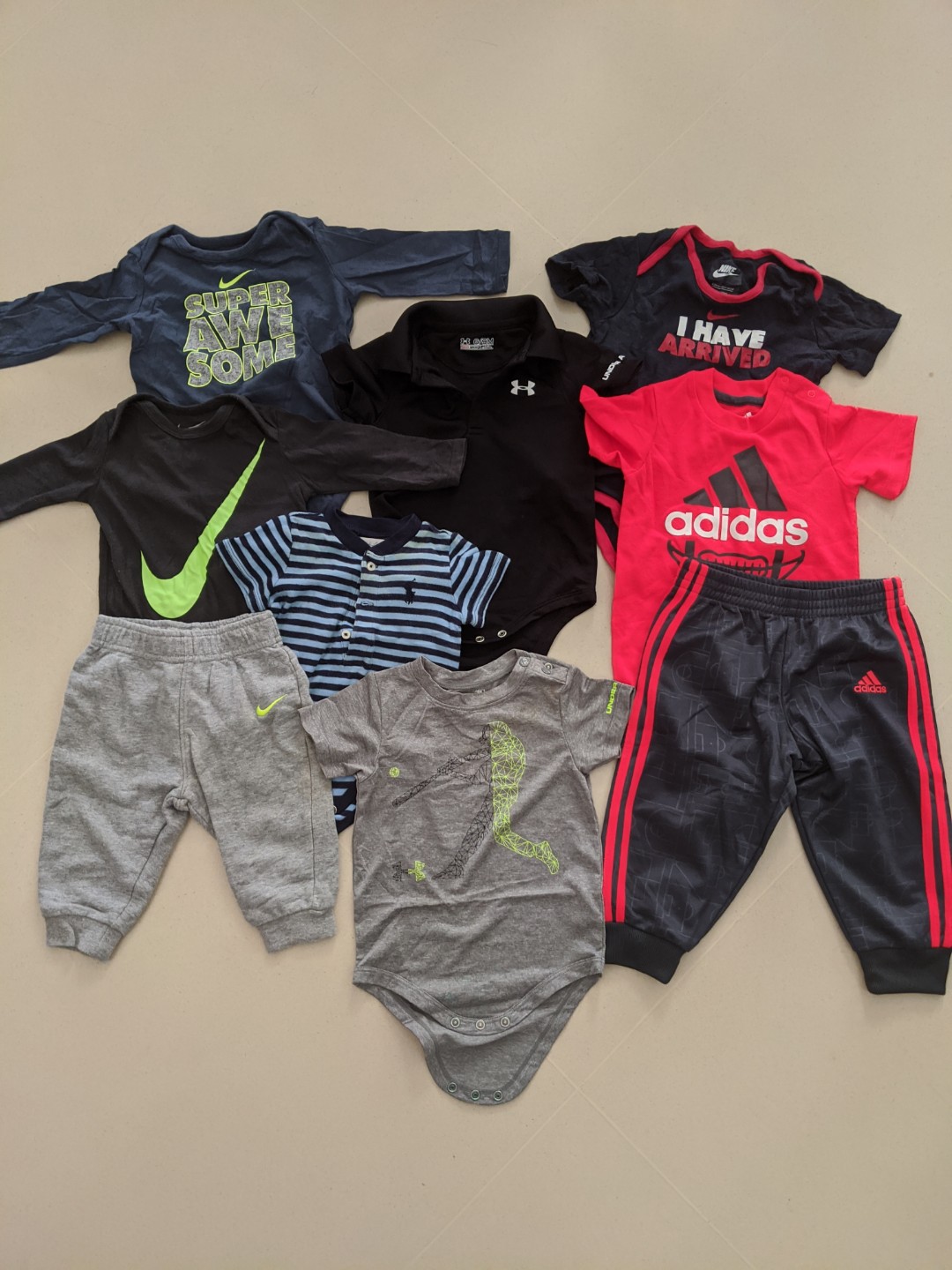 nike i have arrived onesie