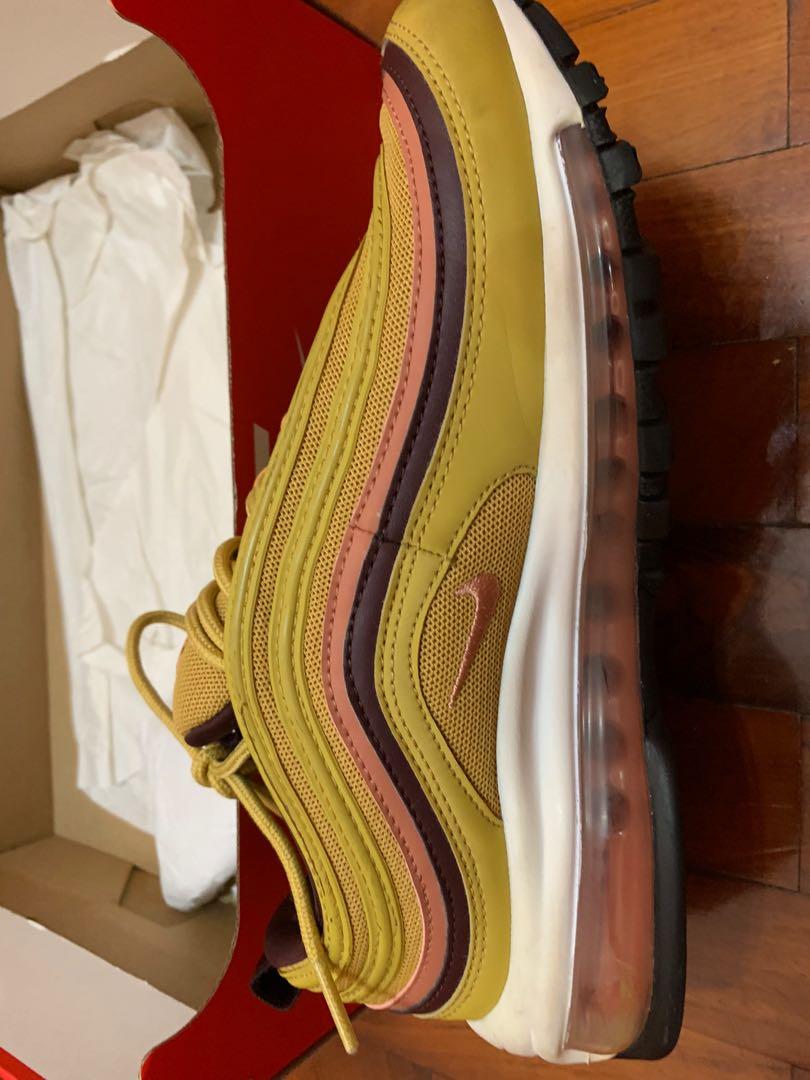 Nike W Air Max 97 Wheat Gold Women s Fashion Footwear Sneakers