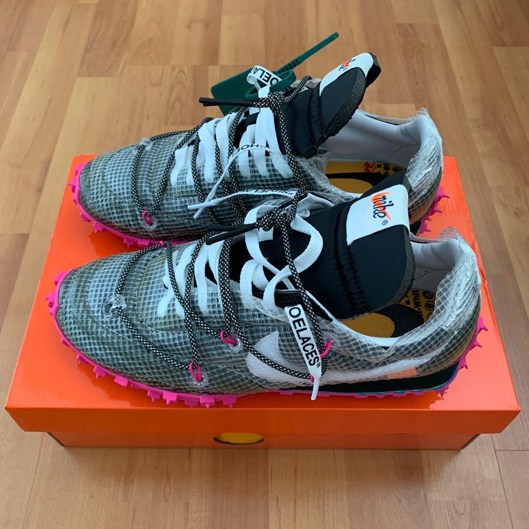 Nike x off white waffle racer on feet discount