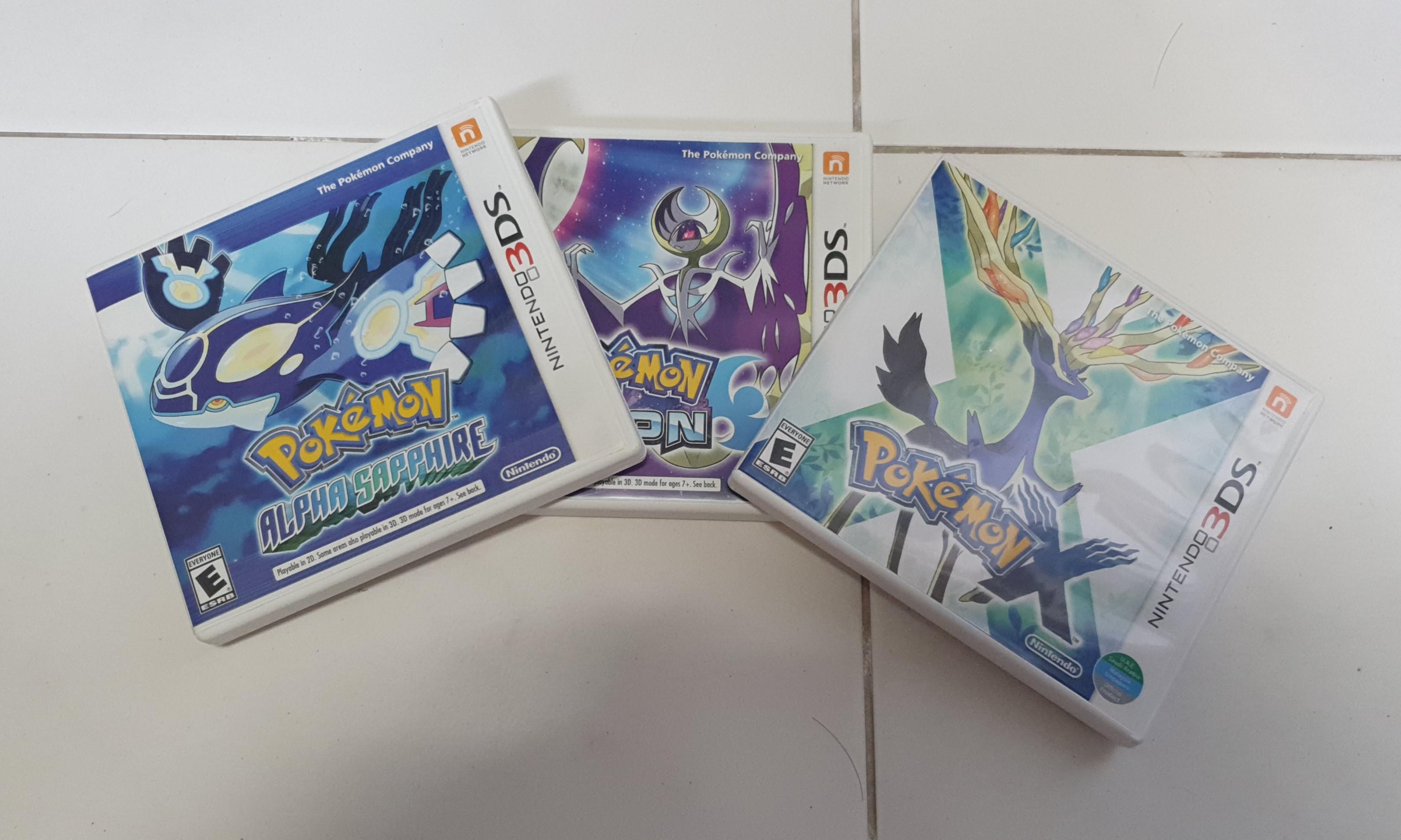 Nintendo 3ds pokemon games, Video Gaming, Video Game Consoles, Nintendo